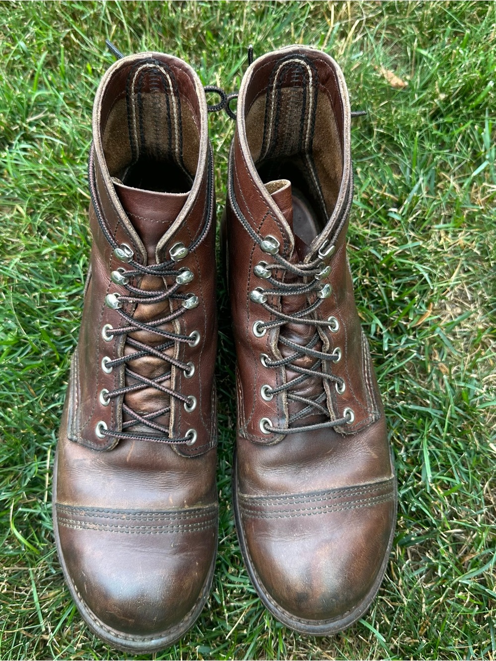 Red Wing Iron Ranger Men’s 6” Amber Harness Leather Boots 🥾 Older Version - Picture 4 of 13